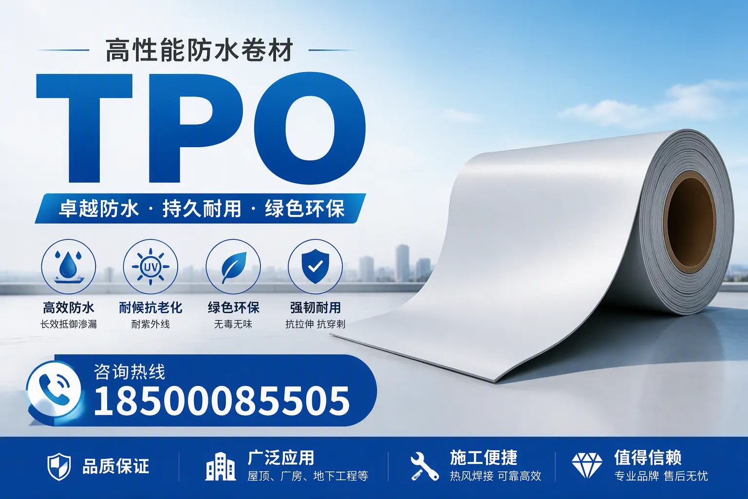 TPO材料的环保特性及其在龙岩的应用